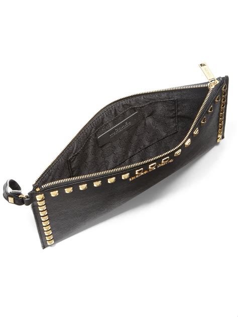 michael kors black fur clutch|Michael Kors wristlet outlet.